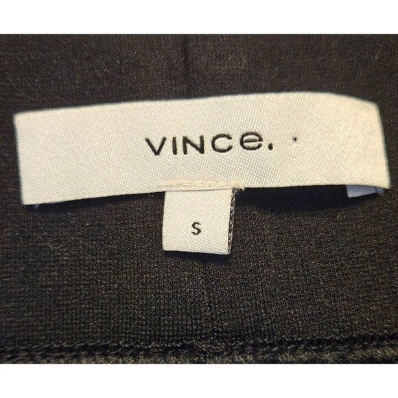 Vince Size Small Black Stitch Front Seam Stretch Legging Pant Womens Dress Pant - Picture 2 of 5